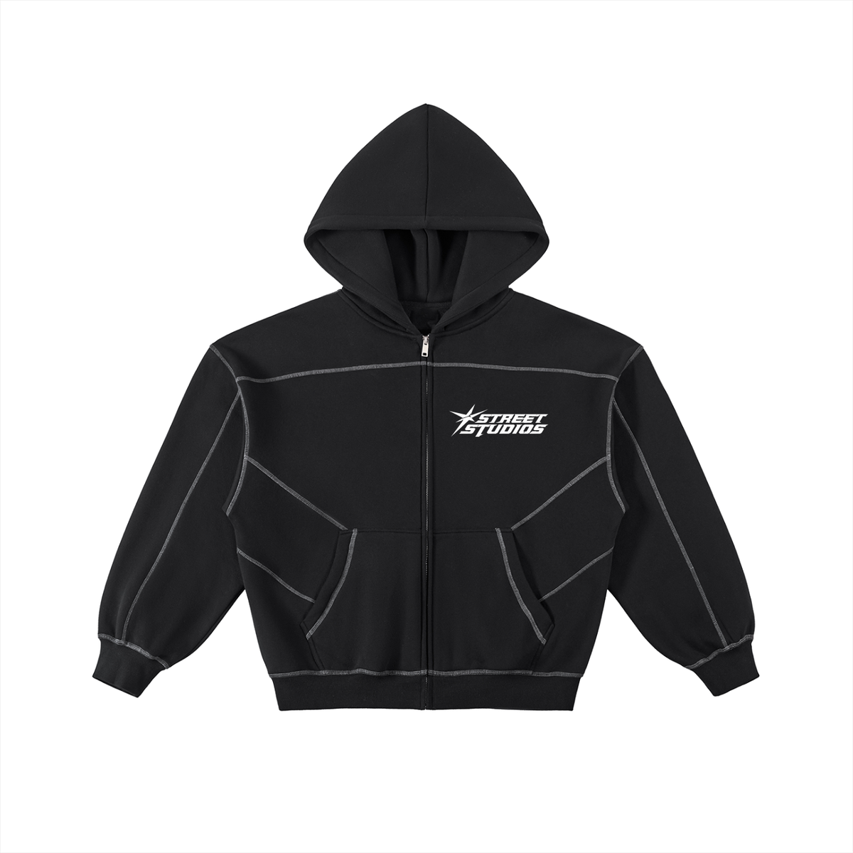 Star Division Heavyweight Zip Up Hoodie